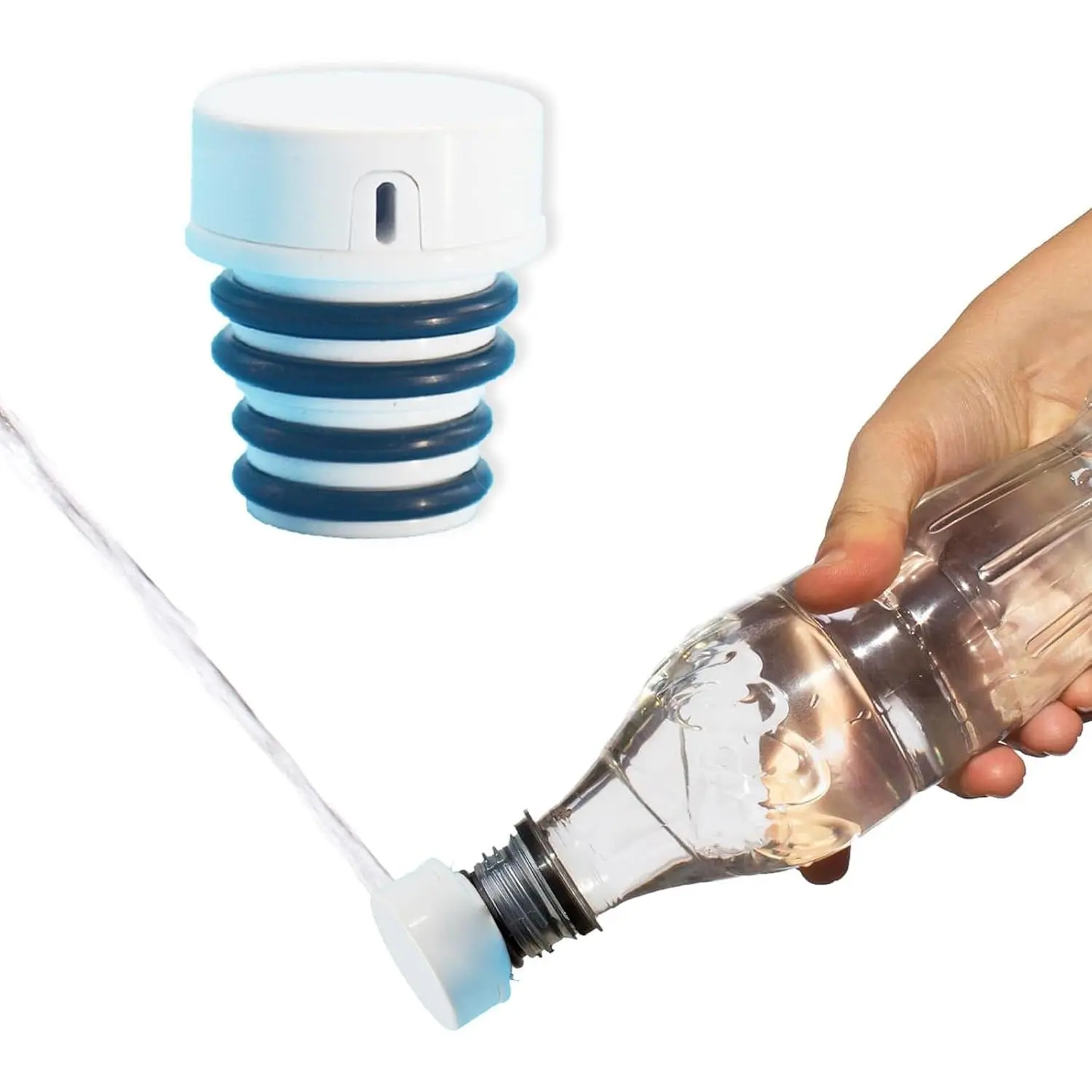 Portable Bidet for Toilet, Travel, Hiking or Camping. Compatible with Every Bottle. Ultralight