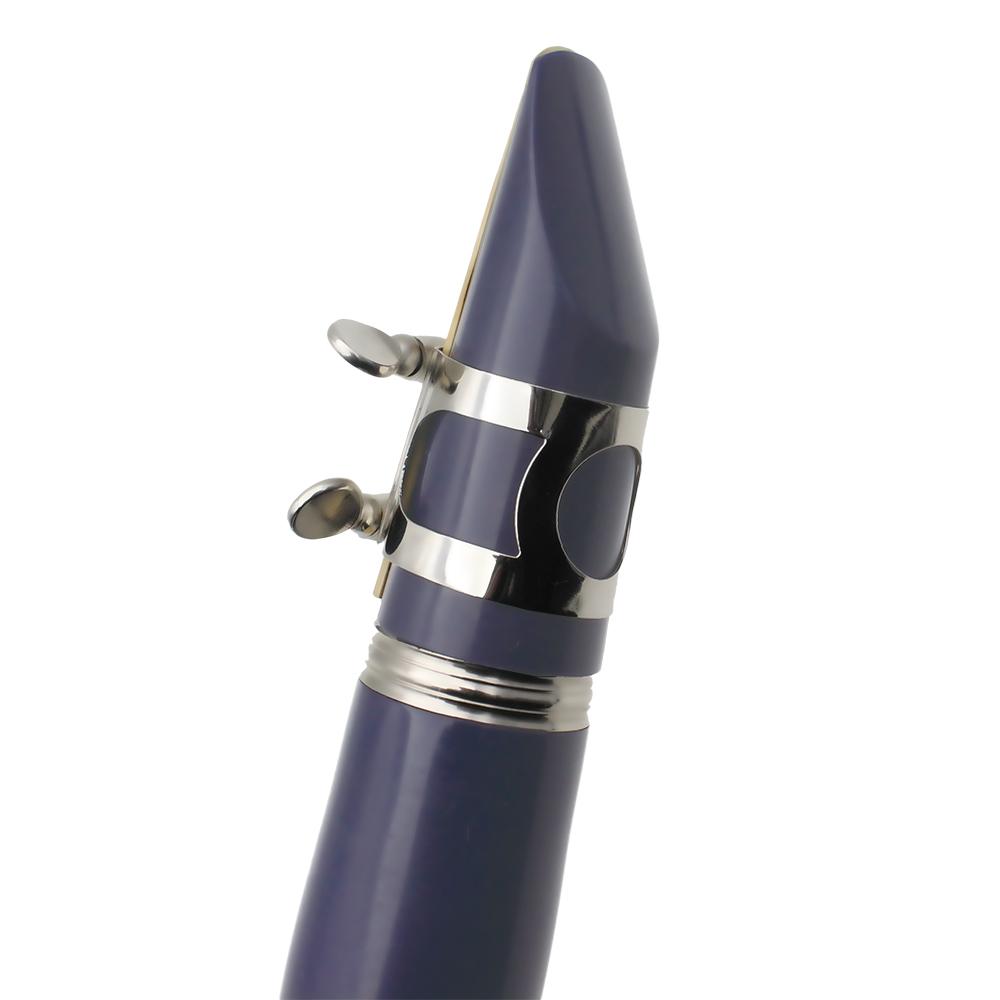 Bb Clarinet, 17 Nickel Keys Bb Clarinet, Woodwind Instrument for Students, Musical Instrument for Beginners, Music Accessories