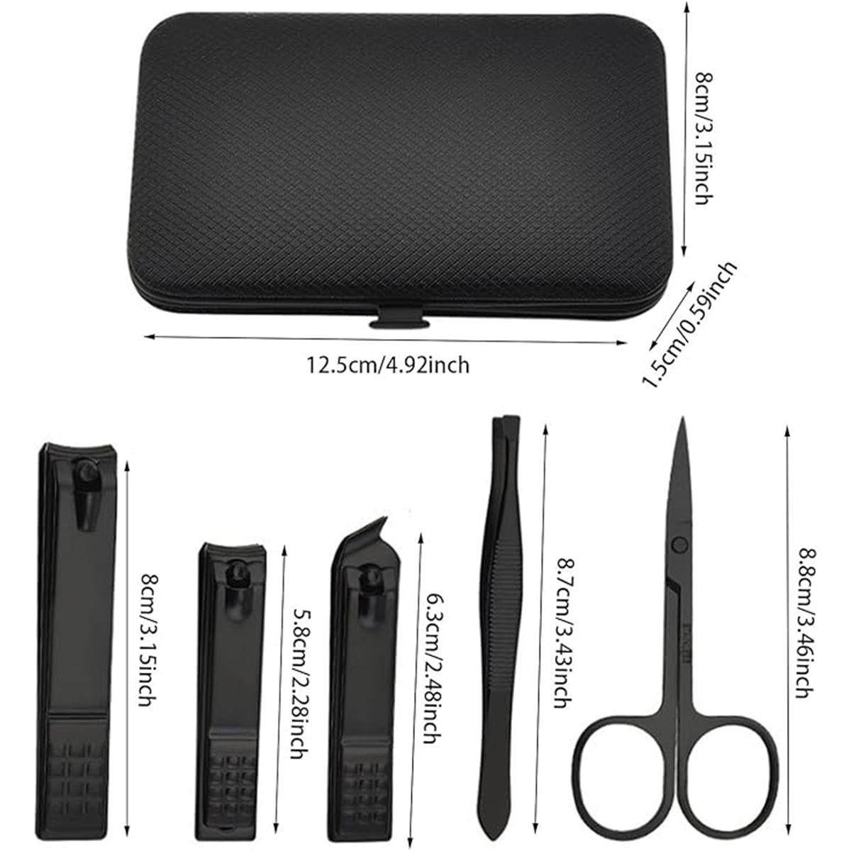 MY HEART FLY 8/15/24Pcs Professional Nail Clipper Set with Storage Case, Portable Manicure Pedicure Kit for Home & Travel, Nail Care Tool, Birthday Gift