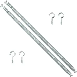 2-Pack K 5035 Roll Up Door Springs, Adjusts 13-1/2 in. to 16-1/2 in. | Screen Door Spring Closer with Hook
