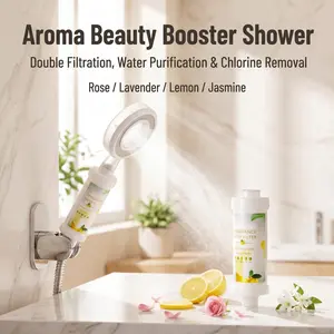 Household Shower Aroma Water Purifier, Water Heater Pre-filter to Reduce Chlorine, Skin Care Shower Head Filter, Standard 1/2 Inch BSP G1/2 Connection