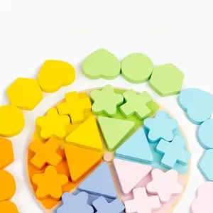 Infant Educational Toy Featuring Spinning Top Blocks for Matching Shapes And Colors, Designed for Stacking And Building Creative Puzzles