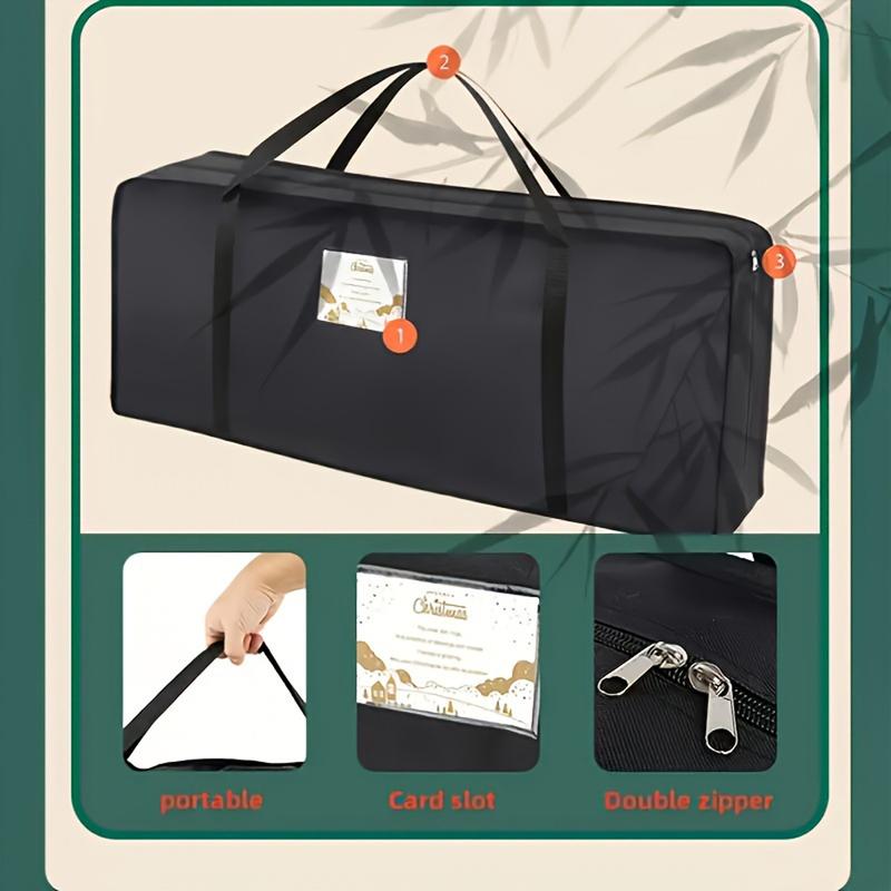 Large Capacity Christmas Gift Wrap Organizer Box, Gift Box Packaging, Includes 24 Paper Bags & 30 Candy Sacks, Tree Shape Design, Ideal for Holiday Storage