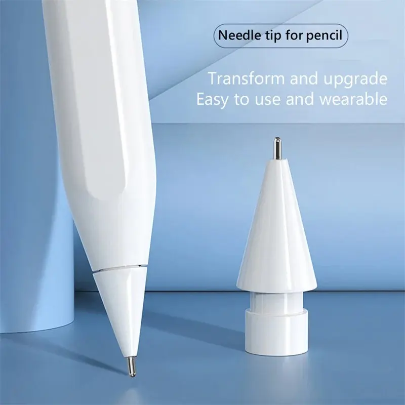 Apple Pencil Tip Replacement, Durable Metal Tip for Apple Pencil 1/2/pro, Handwriting Pen Tip Replacement, Wear-Resistant