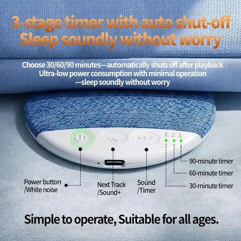 2026 Ultra-Slim Bluetooth Pillow Speaker, Bone Conduction Sound System, Silent Sleep Aid, Portable Rechargeable, Music Player, Wireless, Compatible with Android/iOS. Perfect for Valentine's, Back-to-School, Travel, and Mother's Day gifts.