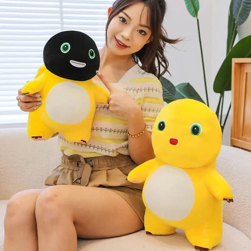 kawaii Milk Dragon Transforms Into Black Face Stuffed Plush Toy Cartoon Anime Milk Dragon Plush Doll Sleeping Pillow Girl Gift