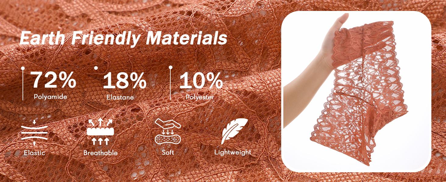 Sexy Underwear Panties for Women Cheeky V Waist Lace Boyshorts Lingerie Plus Size Underwear Gift Wife Women 5 Pack