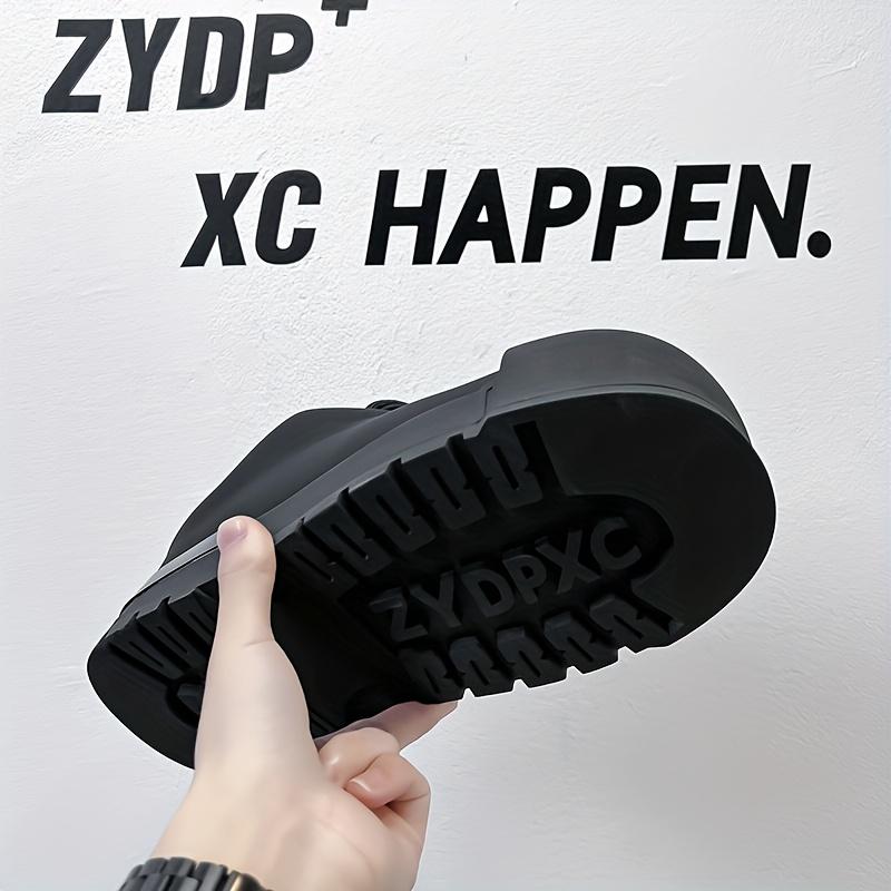 UYCEKK 2026 New Men'S Thick Sole Height Increasing Casual Sneakers|   Versatile Sports Shoes with Round Toe, Microfiber Upper, Rubber Sole, Lace Closure, Trendy Style for Spring/Fall