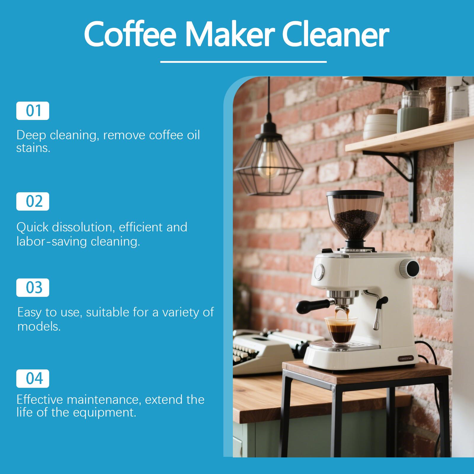 Jue Fish Coffee Machine Cleaning Tablets, Coffee Machine Stain And Scale Removal Filter Screen Cleaning, Household Universal Cleaning Tablets