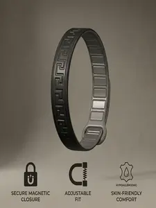 Silicone Magnetic Wristband for Static Relief, Unisex Negative Ion Bracelet, Ideal for Daily Outdoor Activities, Comfortable Wear