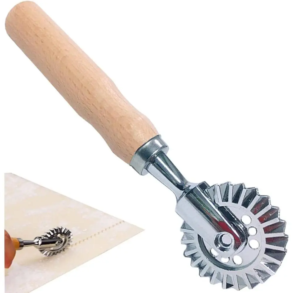 Pastry and Pasta Cutter Wheel for Ravioli Pasta Dumplings Lasagna Pierogi - 6.7" Diameter