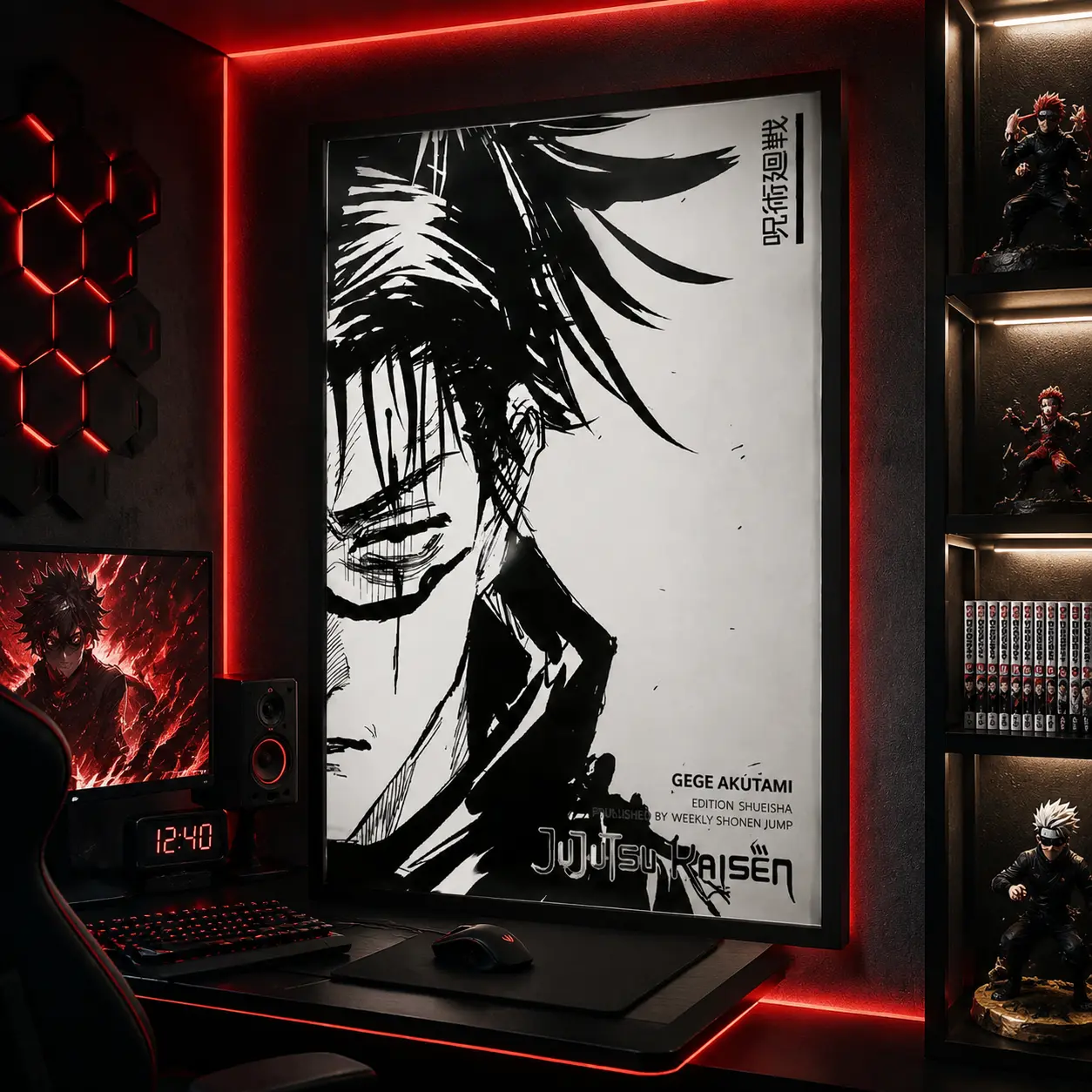 Choso Jujutsu Kaisen JJK Anime Artwork Print Wall Home Decor, Manga Japanese Poster