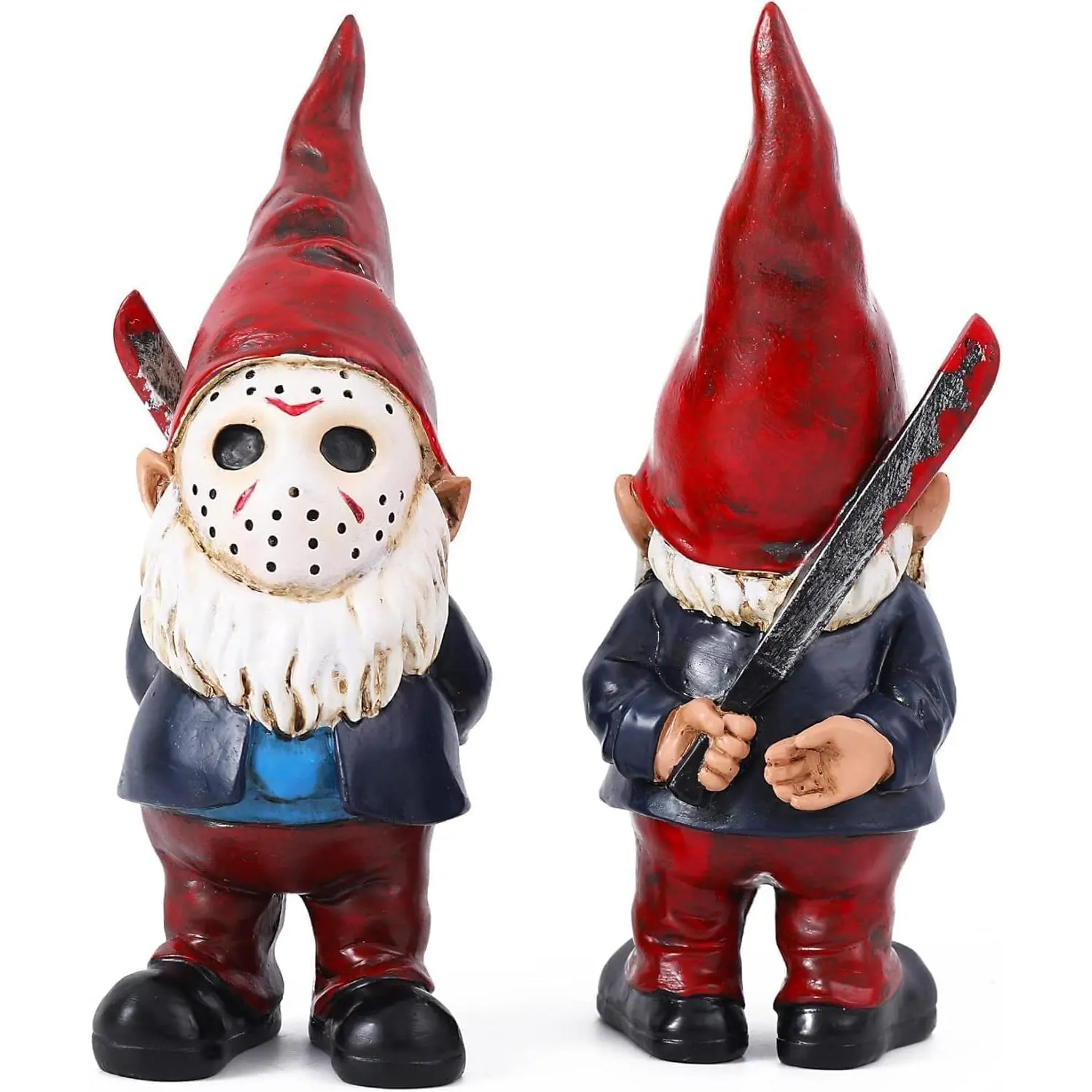 Garden Gnomes Outdoor Decor Yard Art Garden Statues Horror Gnome Gardening Gifts for Women