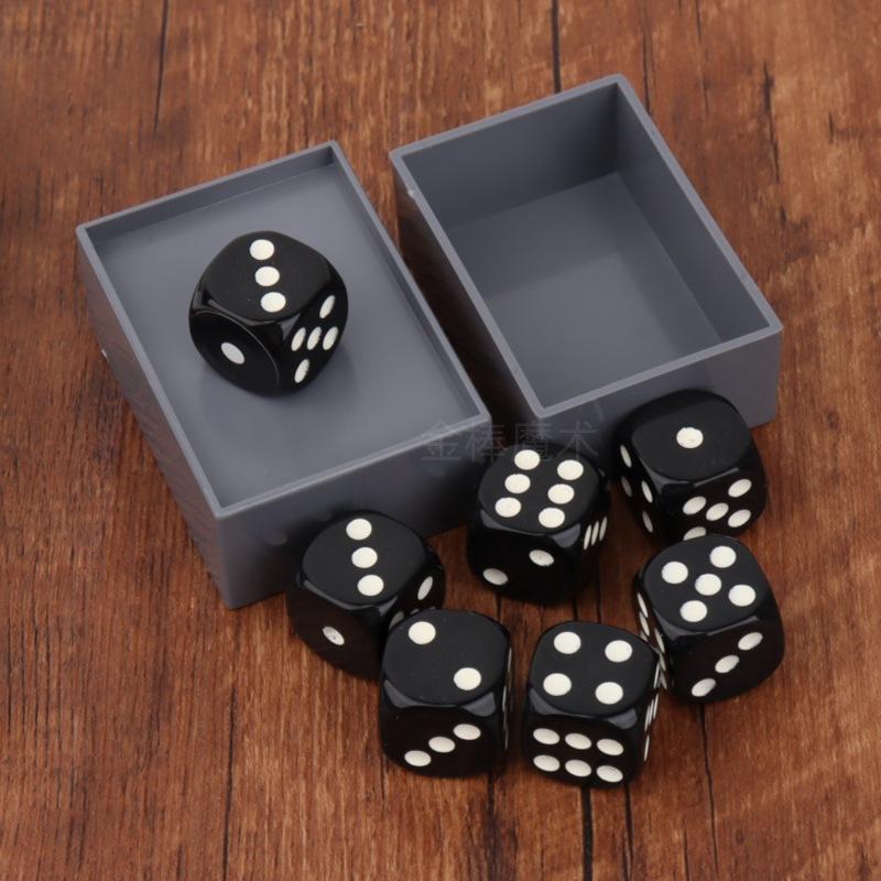 6 Pcs/Box Predict Miracle Dice Turn All Dice Into 6 Magie Toy Magicians Shows Illusion Props Children's Toys Gifts Magic Tricks