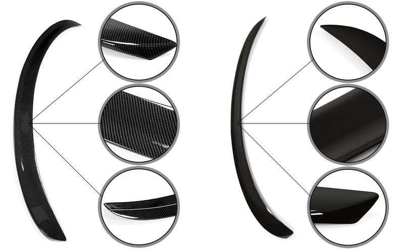 Rear Trunk Spoiler Wing Lip Compatible with 2017-2023 Tesla Model 3 Tail Wing Rear Trunk Lid ABS Plastic (Glossy Black) Car Accessories