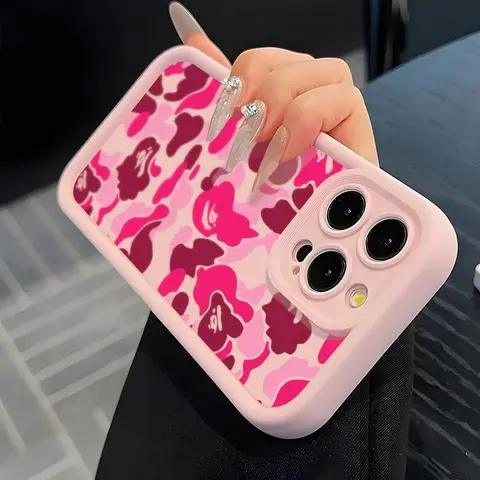 Fashion Camo Smartphone Cover - Durable Protective Accessory, Phone Decoration for iPhone 18 Pro, 17 Air, 16 ProMax, 15 Plus, 14, 13, 12, 11 (Model QXB233)