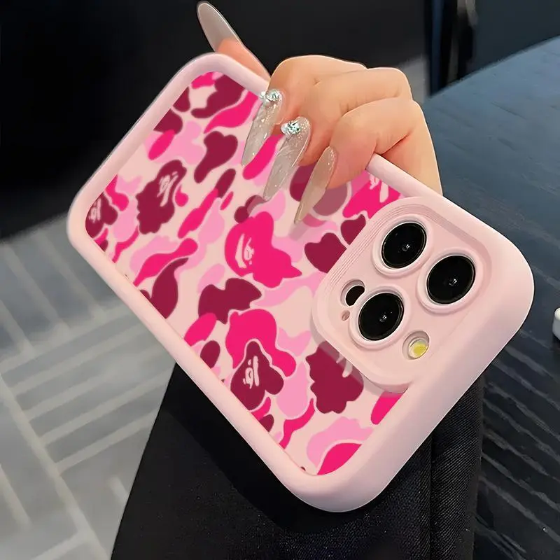 Fashion Camo Smartphone Cover - Durable Protective Accessory, Phone Decoration for iPhone 18 Pro, 17 Air, 16 ProMax, 15 Plus, 14, 13, 12, 11 (Model QXB233)