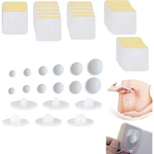 30PCS Soft Silicone Belly Button Plug for Tummy Tuck Recovery - Assorted Sizes, Comfort Fit, Premium MaterialGift.