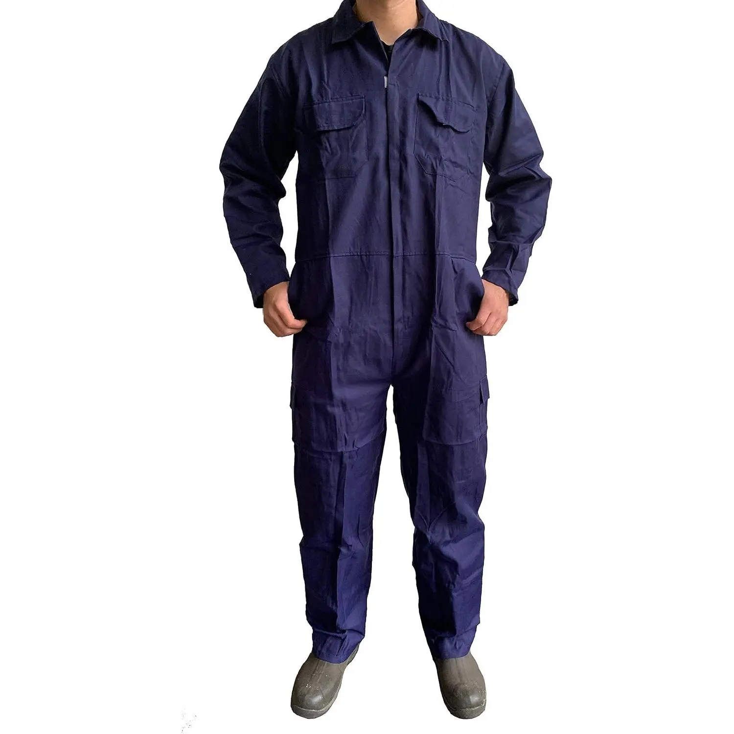 Mens Work Overalls Boilersuit Navy - Warehouse Garages Students workerwear Suit