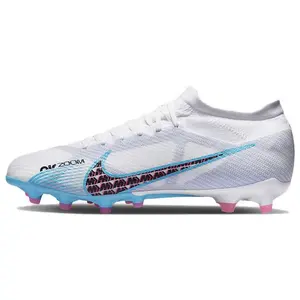 Nike Zoom Mercurial Vapor 15 Pro AG Soccer Cleats for Men – Lightweight, Cushioned, Traction-Enhanced, Durable Synthetic Turf Shoes Verifiable, with credentials and supporting global authentication