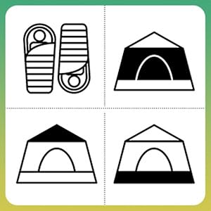 2 Person Camping Tent with Rain Fly and Carrying Bag - Lightweight Outdoor Tent for Backpacking, Hiking, or Beach Use by Wakeman Outdoors