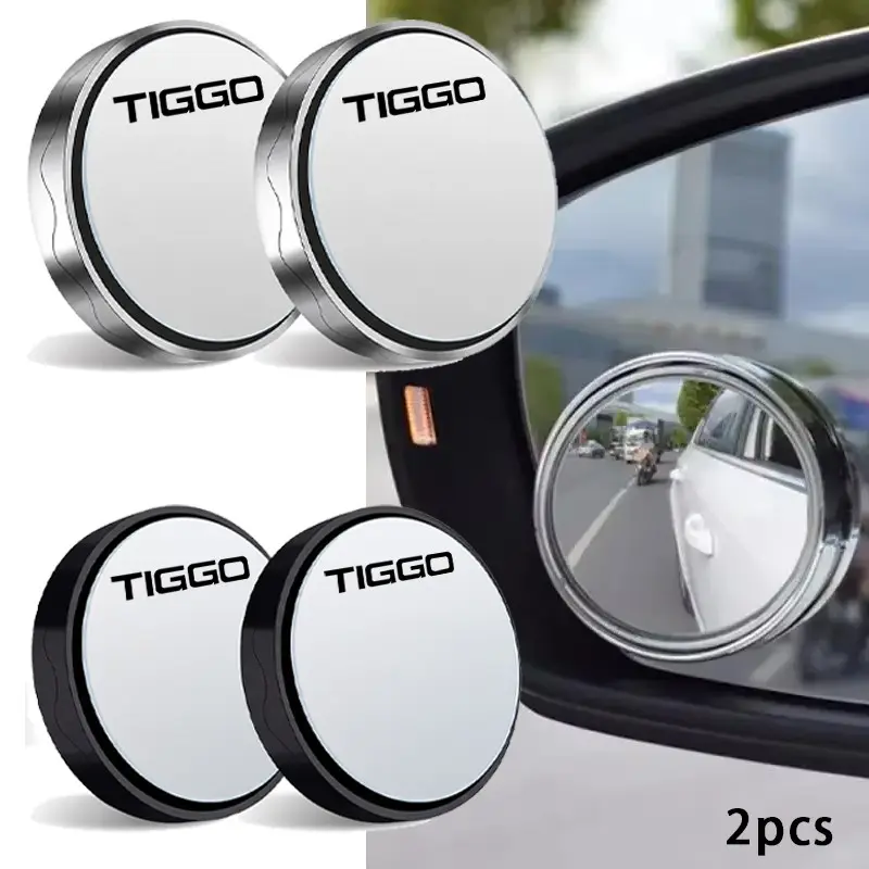 For Chery Tiggo 2pcs Blind Spot Mini Mirror, 360-Degree Rotating, Reverse Parking Aid, Safe Lane Change, Easy Install