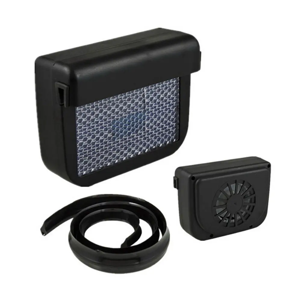 Solar Powered Car Exhaust Fan 600RPM Automobile Ventilation Cooling Fan for Hot Weather