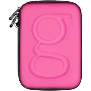Diabetes Travel Case Hard Shell, Storage Organizer for Glucose Monitor Kit, Insulin Pen, Blood Sugar Test Strips, Syringe, Needles and Other Diabetic Care Supplies - Premium & Durable Hard Case, Pink