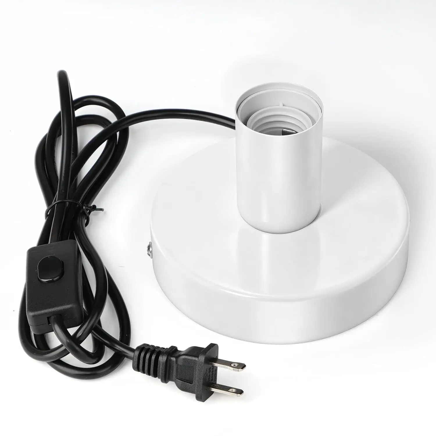 Table Lamp Base, E26/E27 Plug in Lamp Holder with  | Metal Lamp Base With 5.6 Ft Cord And  Off  For DIY Table Lamps  Decor And Edison Style Bulbs