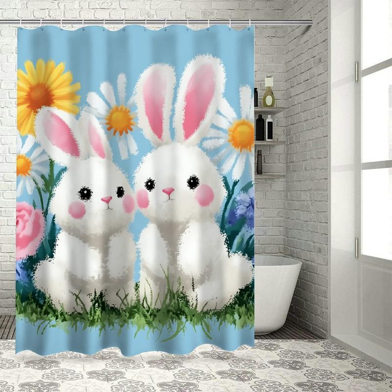 1pc 4ee8f00a-a44f-438f-8d5b-4d366843a5b0_00001 beautiful pattern printed shower curtain Bathroom shower curtain Suitable for home bathrooms