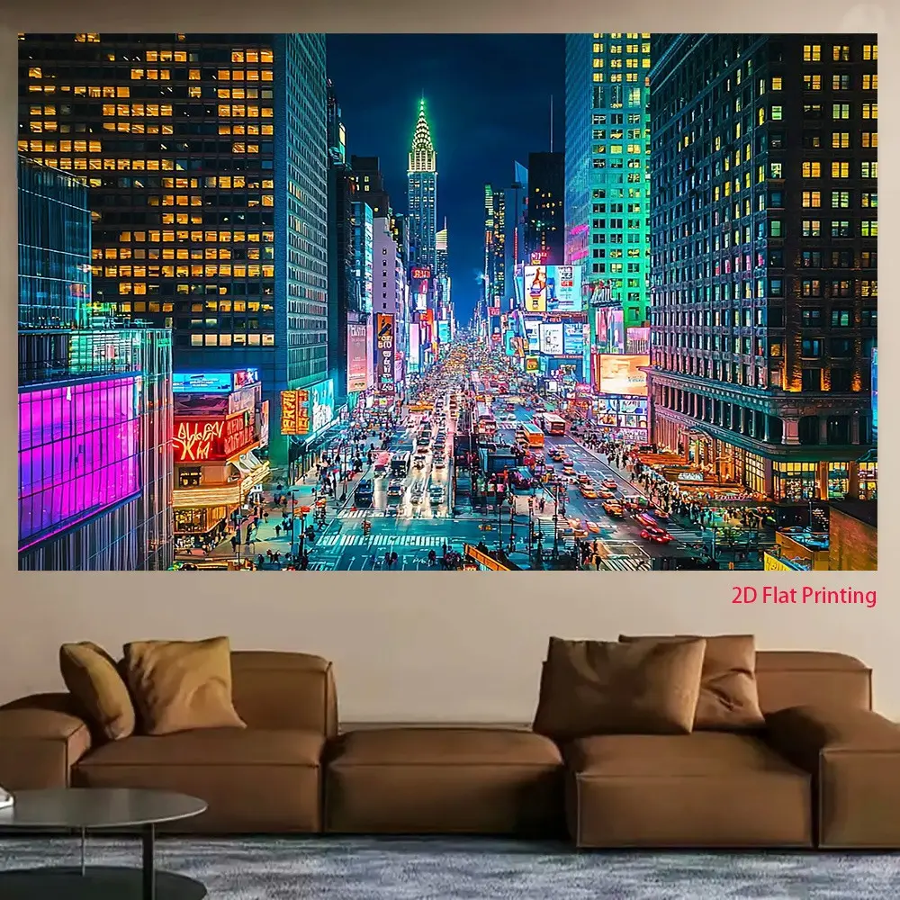 Urban Night Scene Backdrop Fabric, Festival Theme Decoration, Multi-Functional Banner Background, Party Photography & Event Scenes, Photoshoot Backdrop