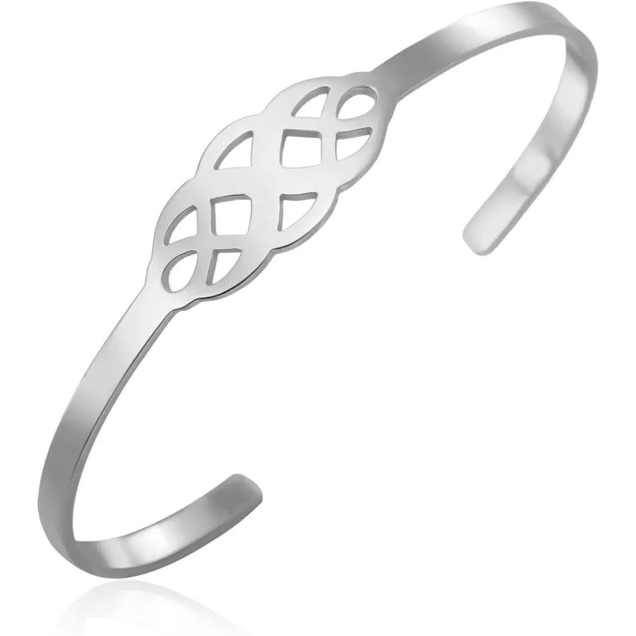 Celtic Knot Bracelet Stainless Steel Infinity Love Knot Bangle  Luck Irish Cuff Friendship Bracelet  Gifts for Women