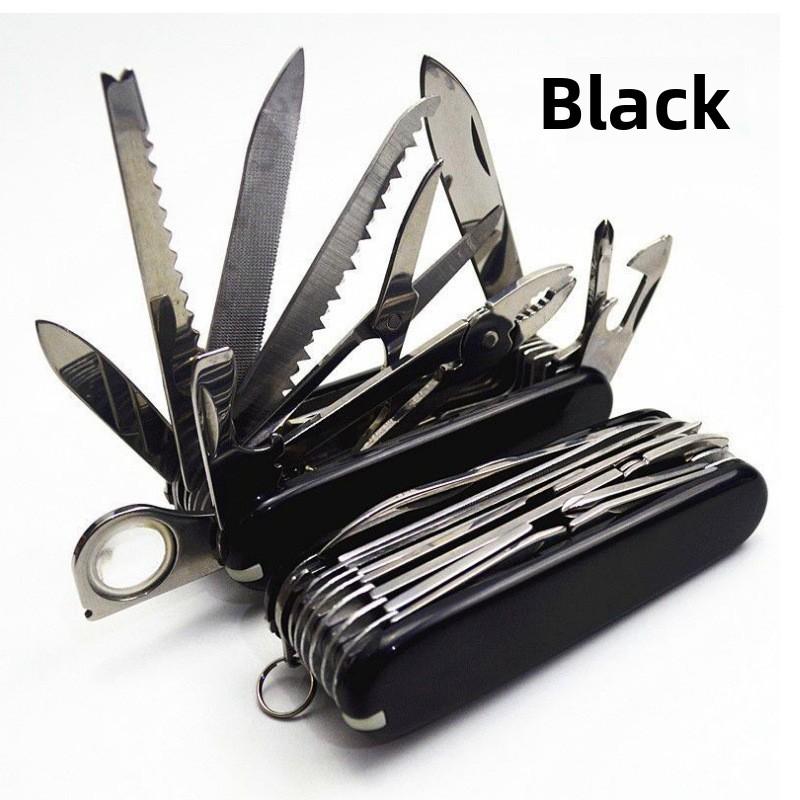 Vevor Multifunctional Folding Knife 17 in 1 Portable Outdoor Utility Knife Sharp Mini Pocket Knife for Camping Survival EDC Tools Set
