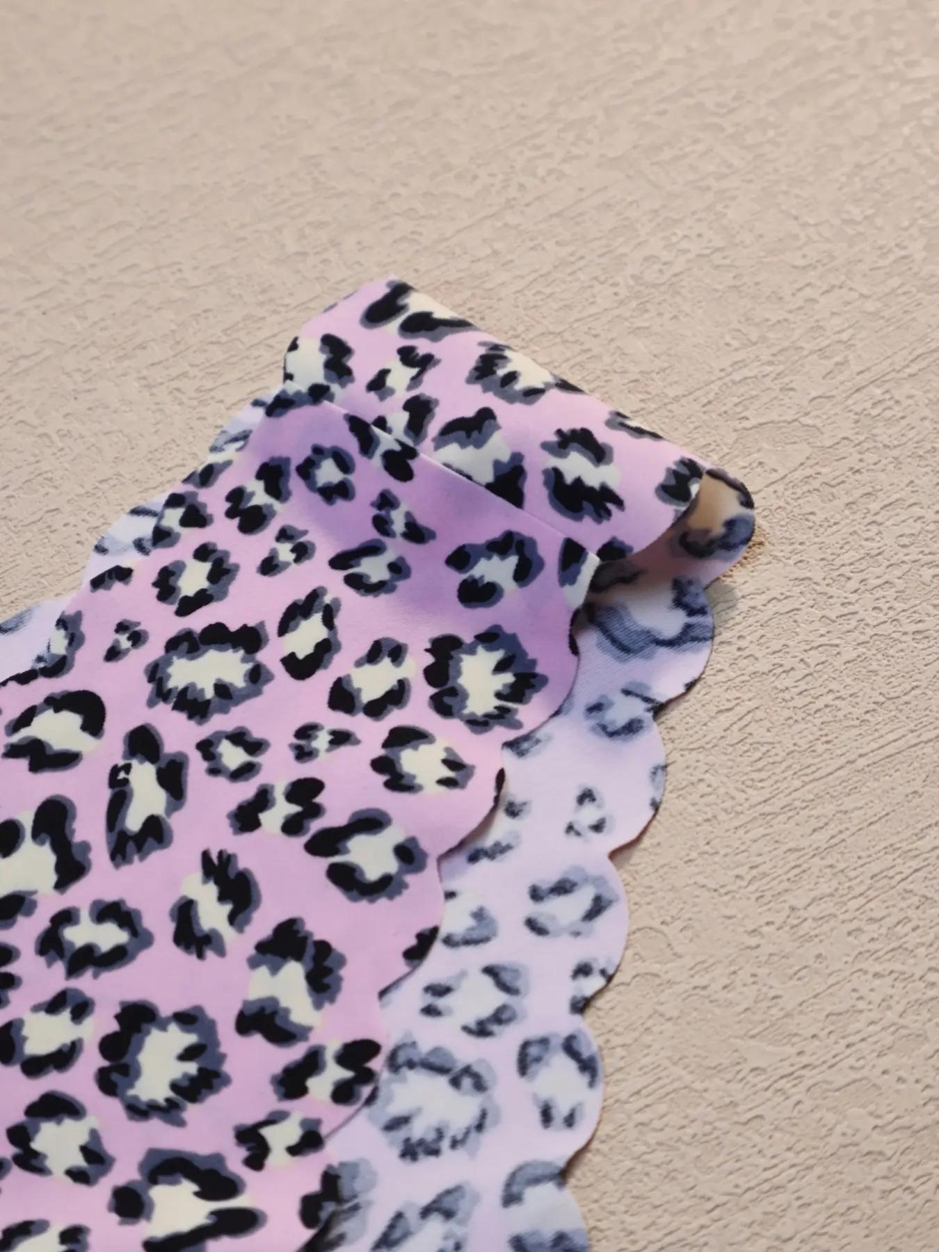 Women's 4/5/6/7/8/10-Piece Underwear Set, Leopard & Floral Prints, Fitted Breathable and Comfortable Design, All-Season Wear