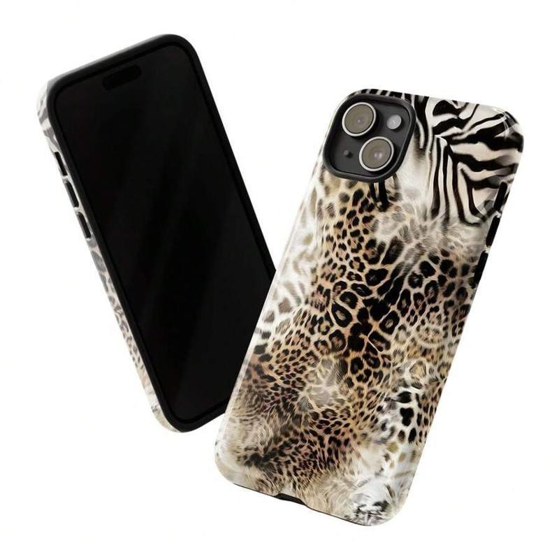 Animal Print Cheetah Zebra Tiger Phone Case Retro Design, Aesthetic Phone Cover suitable For IPhone 16 Pro Max