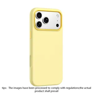 Elegant Dual-Tone Liquid Silicone Phone Case, Scratch-Resistant, Drop-Proof and Shockproof, Compatible with Apple iPhone 17 Pro Max, 16 Pro, 15, 14, 13