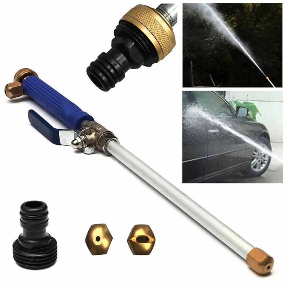 New Garden Hose Jet Nozzle Power Washer, Includes 2 High-Pressure Nozzles And Quick Connector| Hydro Jet High-Pressure Cleaning Tool, Suitable For Car Washing, Patio, Driveway, And Outdoor Cleaning