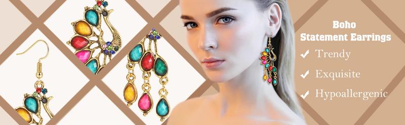 Sanfenly 9 Pairs Bohemian Earrings Retro Rhinestone Earrings Sun and Moon Earrings Boho Jewelry Vintage Dangle Drop Earrings Set for Women Sanfenly 9 Pairs Bohemian Earrings Retro Rhinestone Earrings Sun and Moon Earrings Boho Jewelry Vintage Dangle Drop Earrings Set for Women