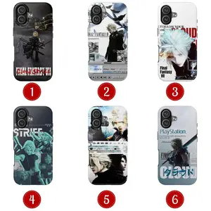 "Final Fantasy" Cloud Strife-themed phone case—a stylish, gaming-inspired protective case and an ideal gift for men and women. This creative dual-layer case is compatible with the iPhone 11–17 Pro Max/Plus series and the Samsung Galaxy S23–25 series.