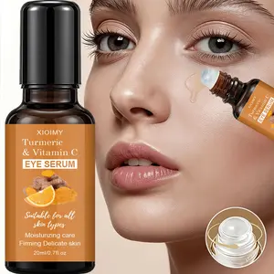20ML Turmeric & Vitamin C Eye Serum, Roller Massage Head, Oil-Based Skincare, Intensive Hydration, Youthful Eyes, Easy to Use