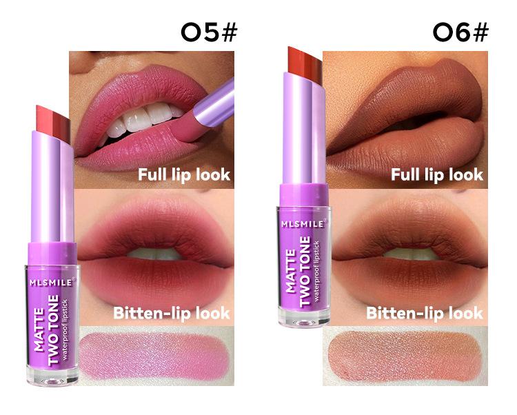 tone lipstick, shimmer and matte, moisturizing, non-transferable, lip balm, gradient gradient lip makeup lipstick