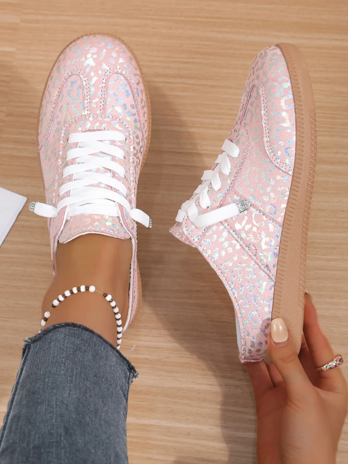 Women's Colorblock Slip-On Shoes, Breathable Perforated Upper, Soft Durable Sole, Casual Streetwear, Spring & Fall, Comfortable Daily Wear