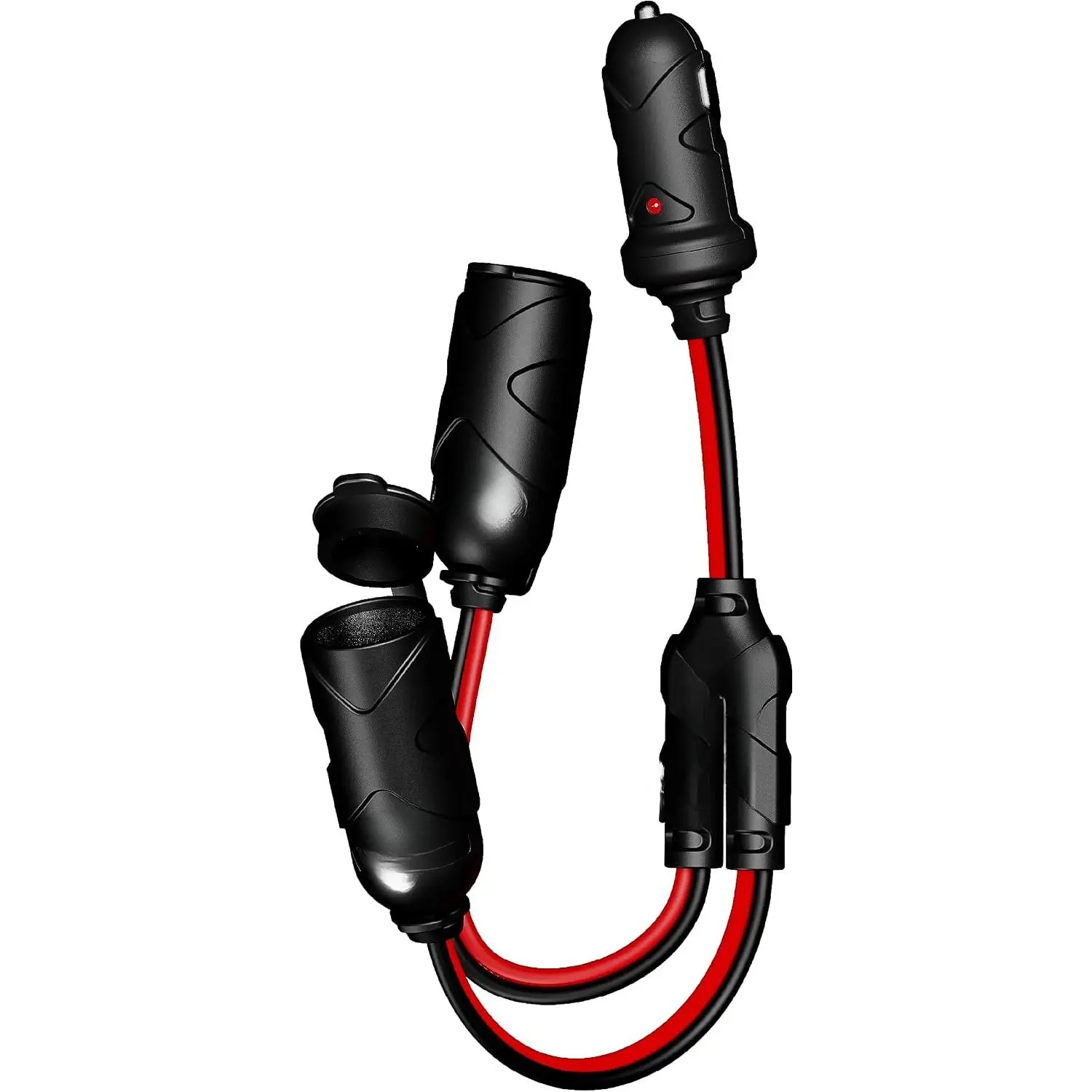 GC020 Dual 12V Cigarette Lighter Splitter, 2-Socket Adapter