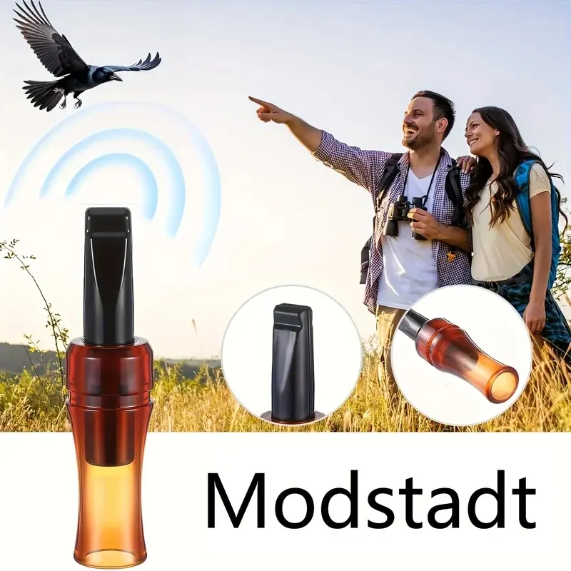 Multi Functional Biomimetic Whistle in The Wild, Simulating Crow Calls, Essential Tool for Outdoor Bird Watching Enthusiasts
