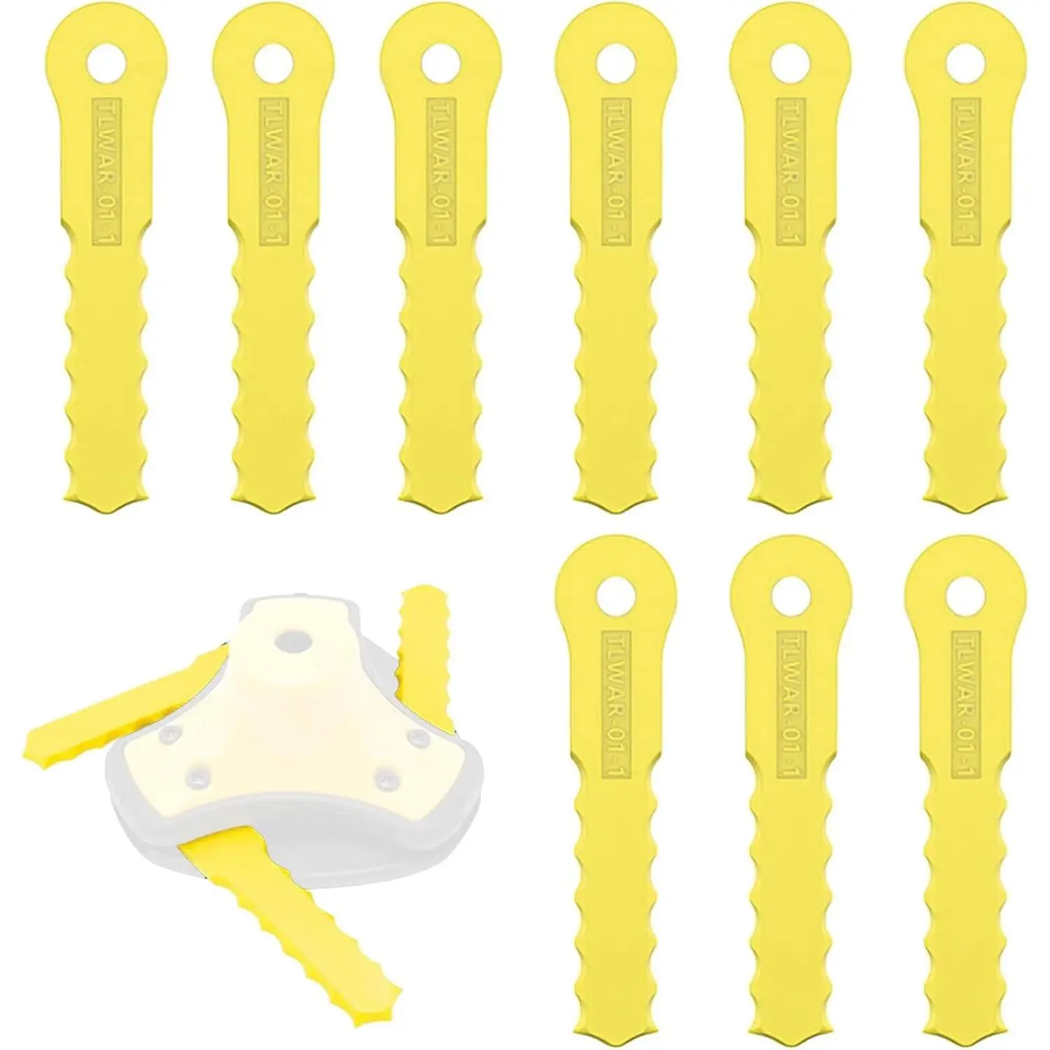 9 count   For Weed-Warrior Push-N-Load Trimmer  For Echo Weed Eater  For  20V Max, Weed Eater Attachments