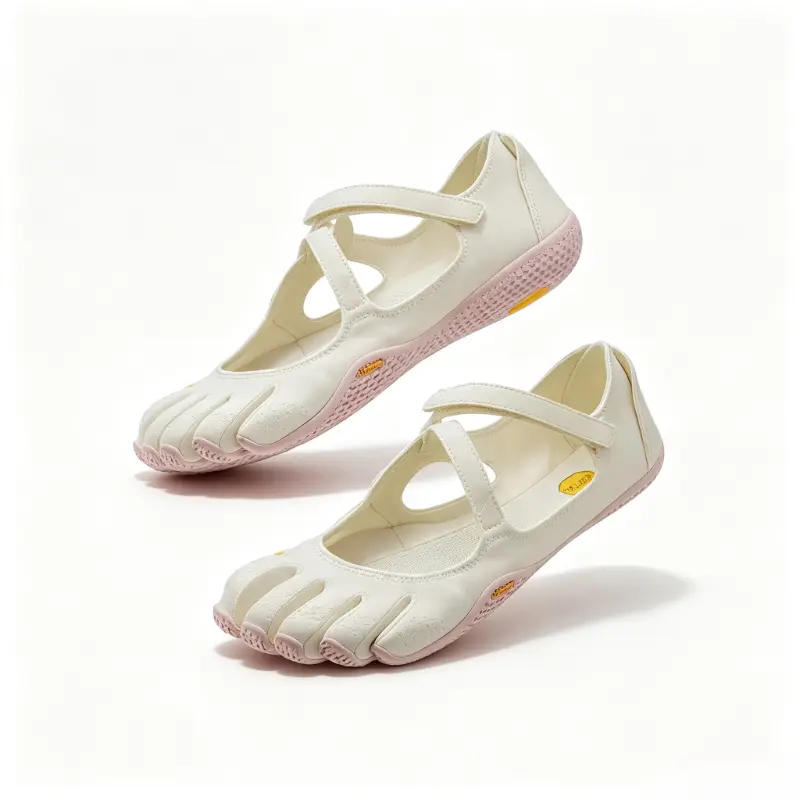 Women's 5-Toe Barefoot Sports Shoes, Adjustable Cross-Strap Minimalist Footwear with Anti-Slip Soft Sole for Gym Training, Yoga, Water Activities