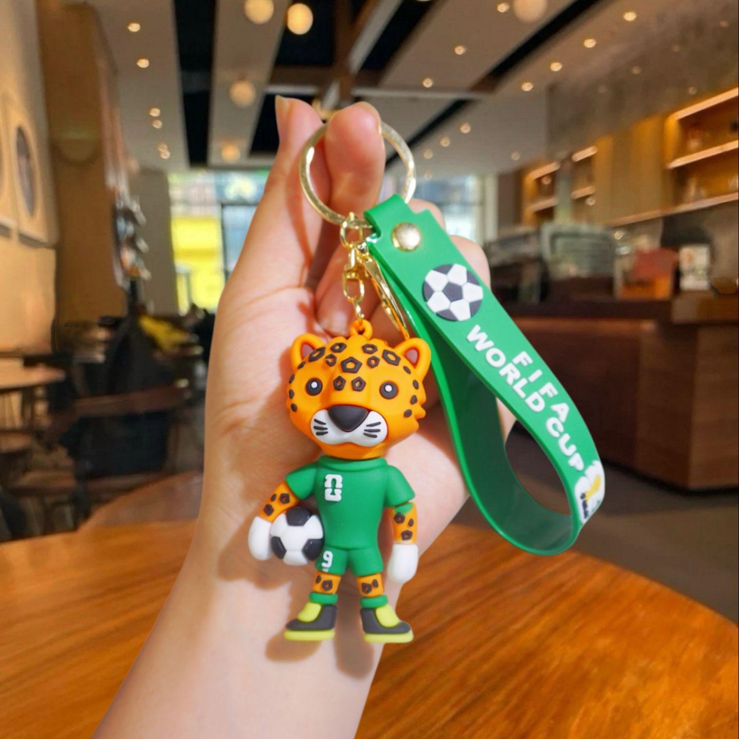 2026 US-Canada-Mexico World Cup Mascot Doll Keychain Toy Pendant Football Hercules Cup
