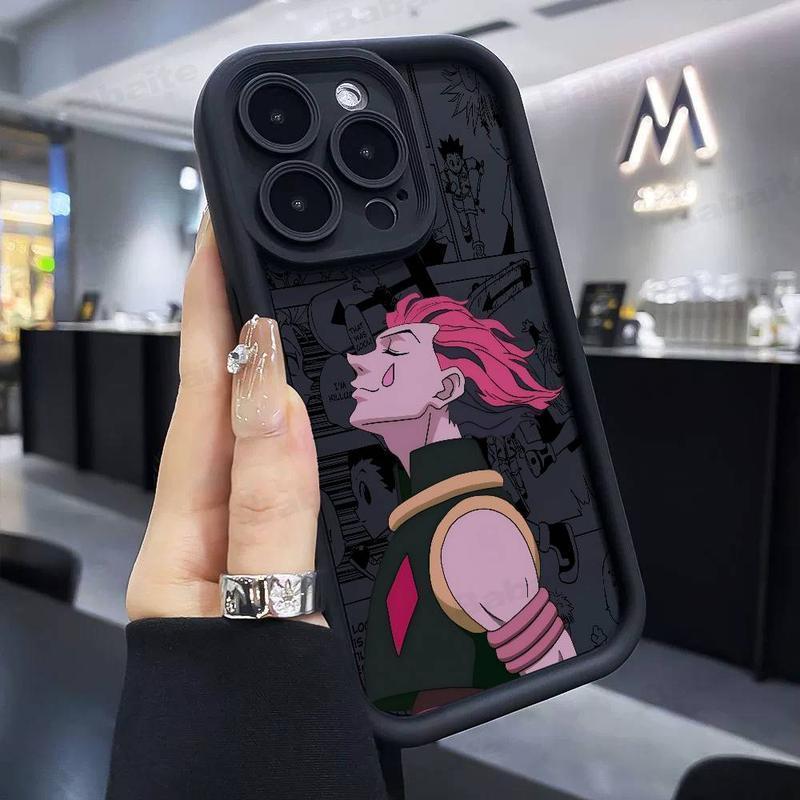Anime Killua Hunt3r X Hunt3r Silicone Phone Case|Gift For Fans|Gifts for anime lovers For iPhone 17 Pro Max 16 15 14 13 12 11 X Plus Air For Samsung S21 S22 S23 S24 S25 S26