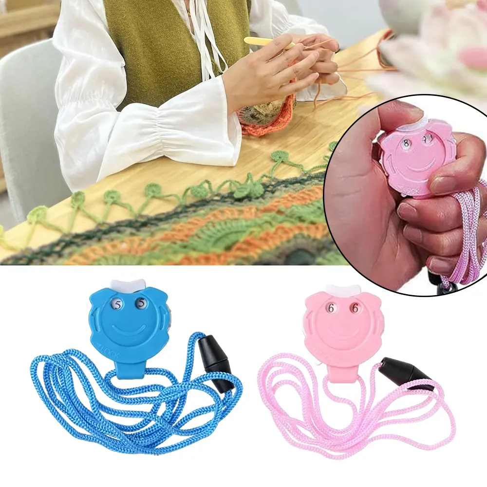 2pcs Crochet Counter - Durable Weaving Tool, Suitable For Beginners In Knitting, Portable Thread Counter, Fun Handmadem, It Is The Ideal Gift For Knitting Enthusiasts.