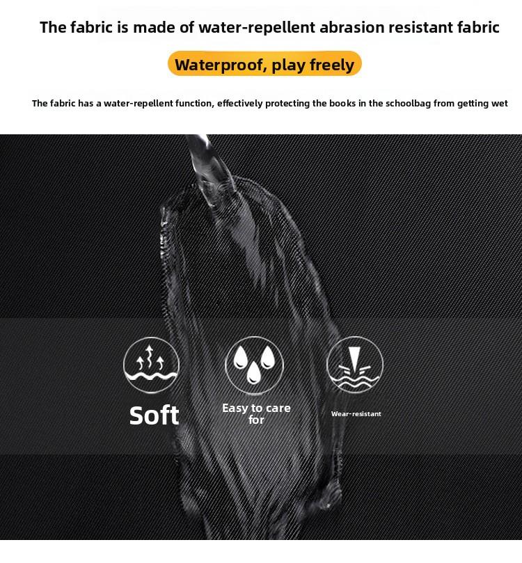 Cross-border Casual Korean Style Backpack Outdoor Large Capacity Junior High School Student Solid Color Simple Multi-layer Laptop Backpack